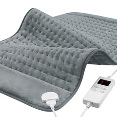 NBKLS 12x24 heating pad front view showing large coverage for neck and back warmth