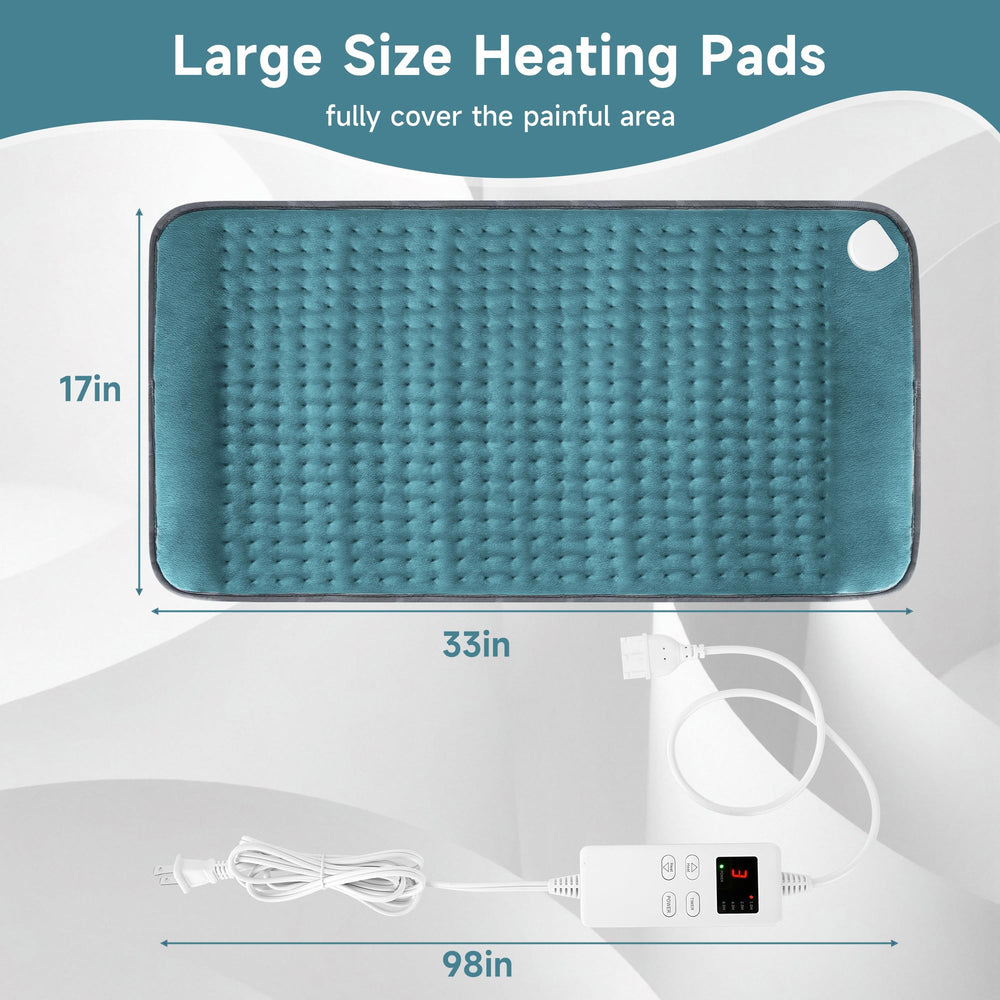 NBKLS 17x33 inch pad offers expansive coverage during use