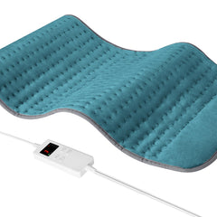NBKLS heating pad for back relief with plush surface and quick warm-up