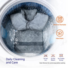 NBKLS heating pad machine washable for easy care.