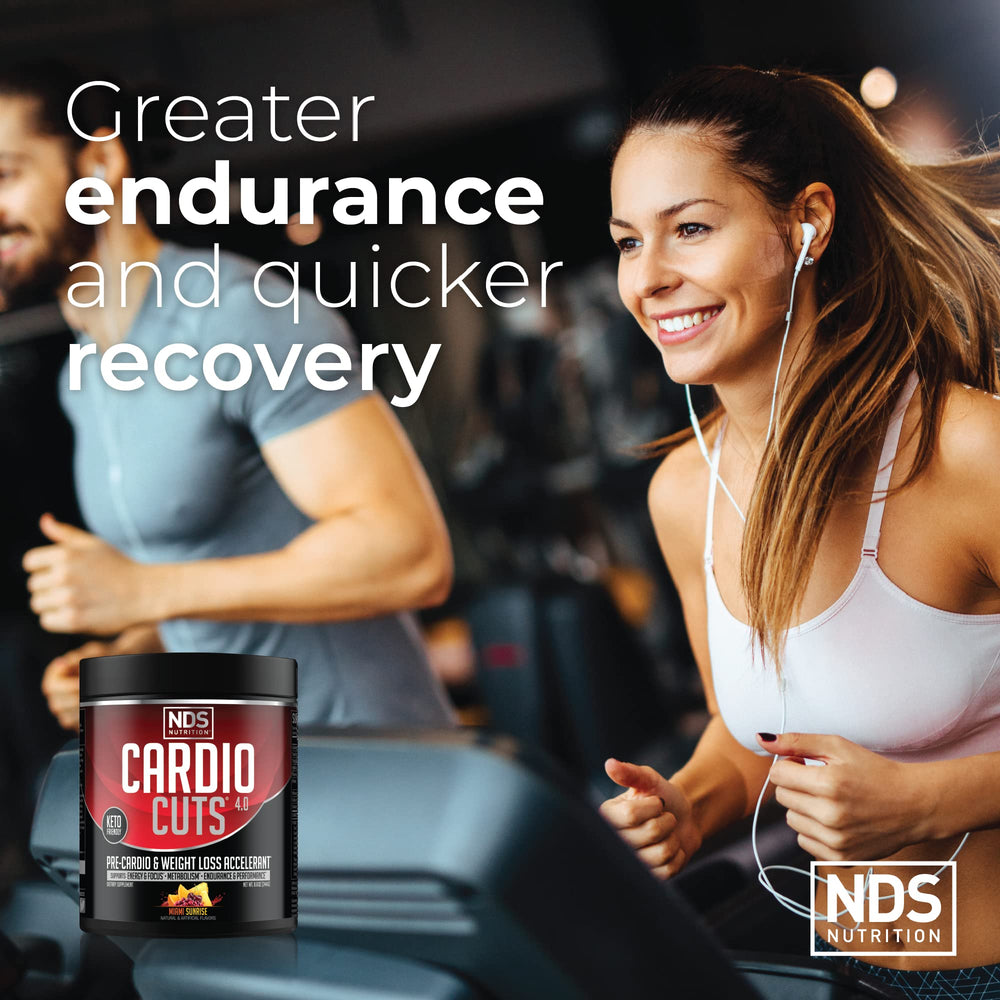 NDS Cardio Cuts ingredients close-up showing glutamine and BCAAs for recovery