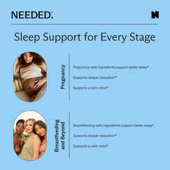 Needed Prepared drink dissolves in water for a comforting sleep-ready beverage.