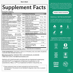 Needed multivitamin men capsules close-up highlights a practical daily dose