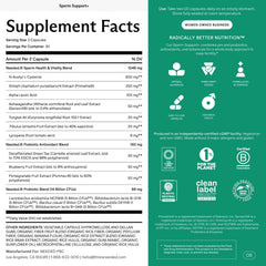 Needed Sperm Support ingredients closeup highlights targeted nutrients for vitality.