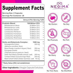 Negima Menopause 13-in-1 herbal blend combines herbs and probiotics for balanced wellness