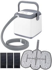 NEHOO cold therapy machine with extra-large knee pad for broad relief.