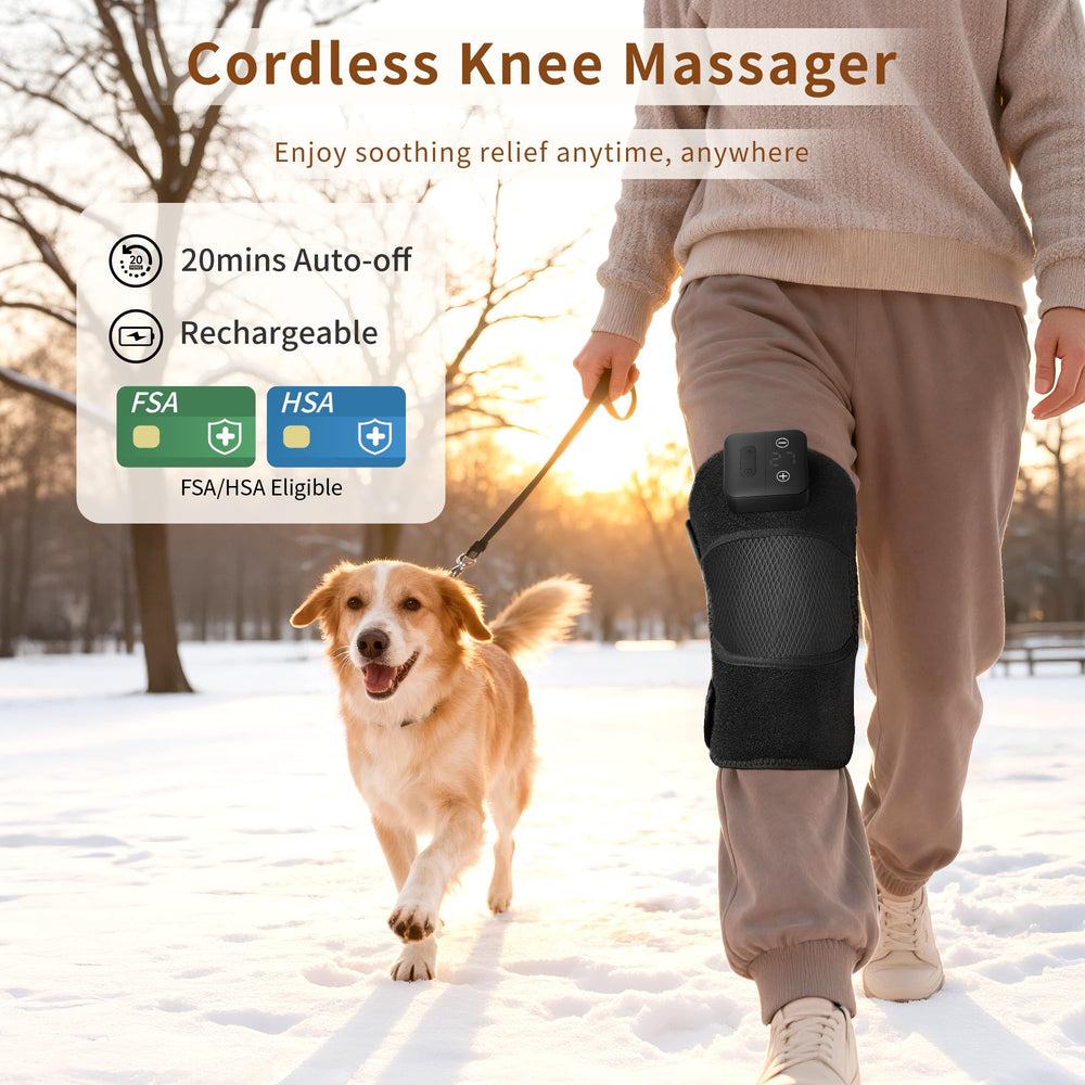 Nekteck cordless knee massager USB-C charging for up to four hours