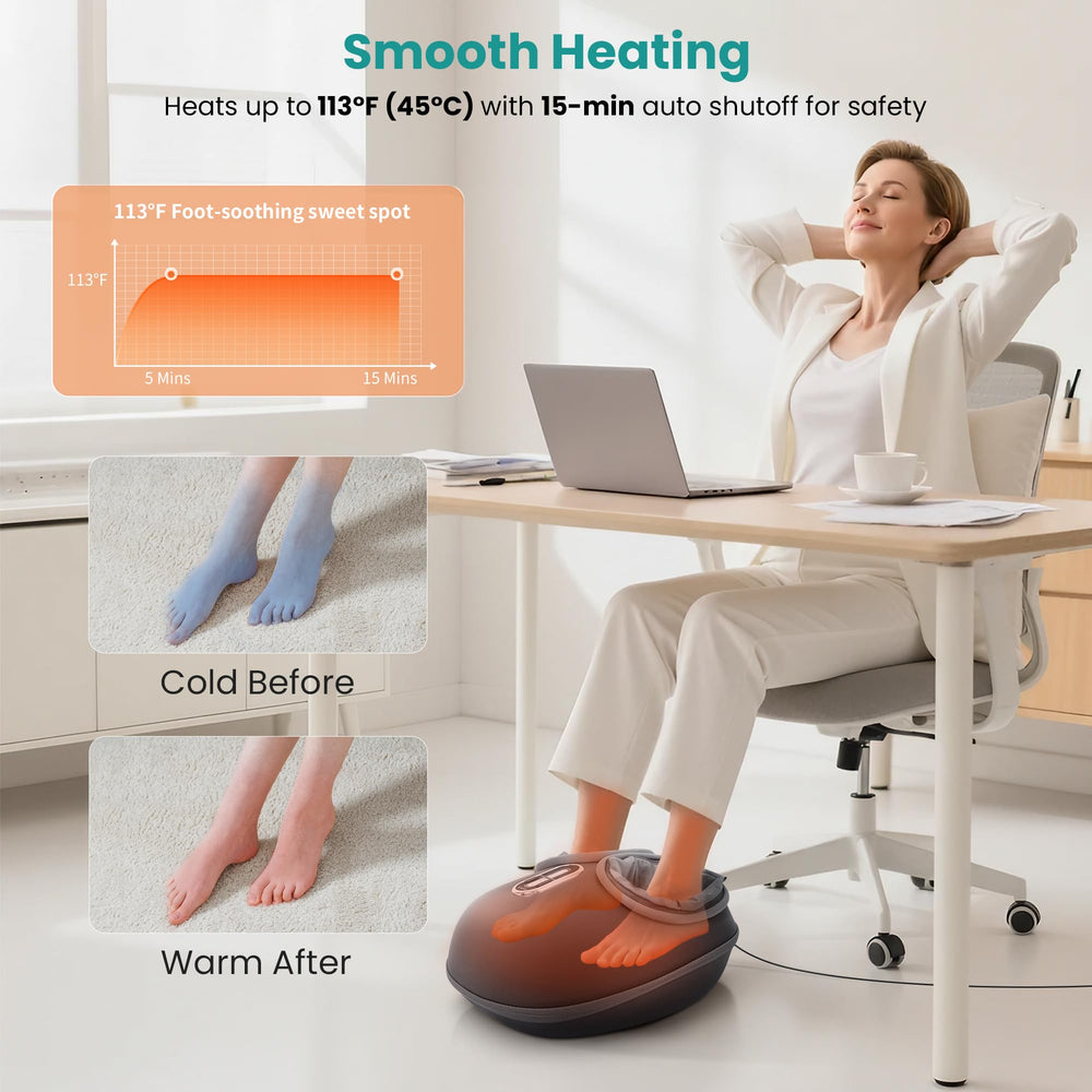 Nekteck deep-kneading nodes target sole pressure for relief