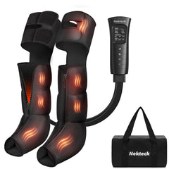 Nekteck leg massager front view showing full coverage for circulation and relaxation.