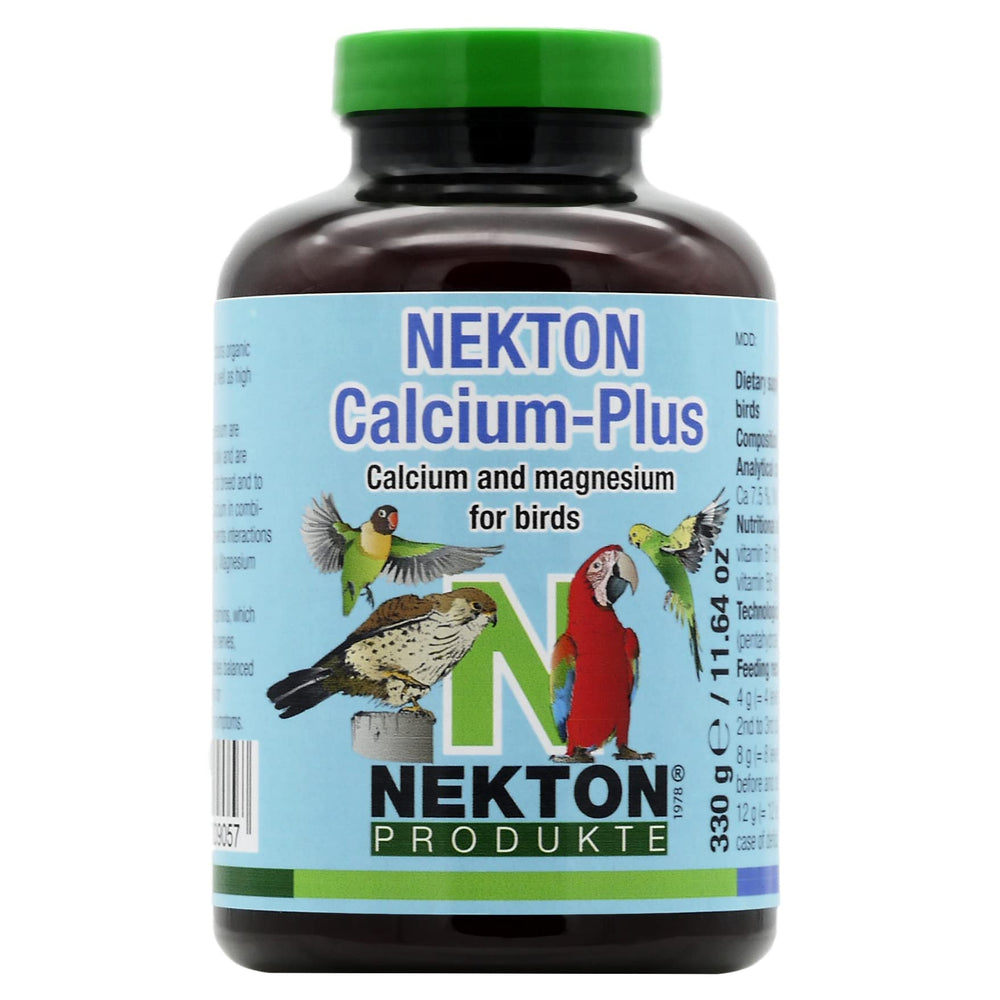 Nekton Calcium Plus bottle front view highlighting calcium with magnesium and B vitamins