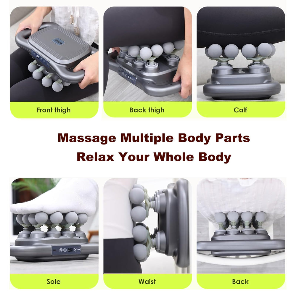ergonomic grip on nektron massage gun for comfortable operation