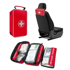 NENYX 350-piece first aid kit with organized compartments for quick access.
