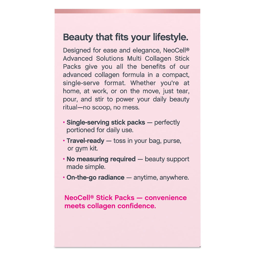 NeoCell bottle label highlighting 10 collagen types and gluten-free formula.