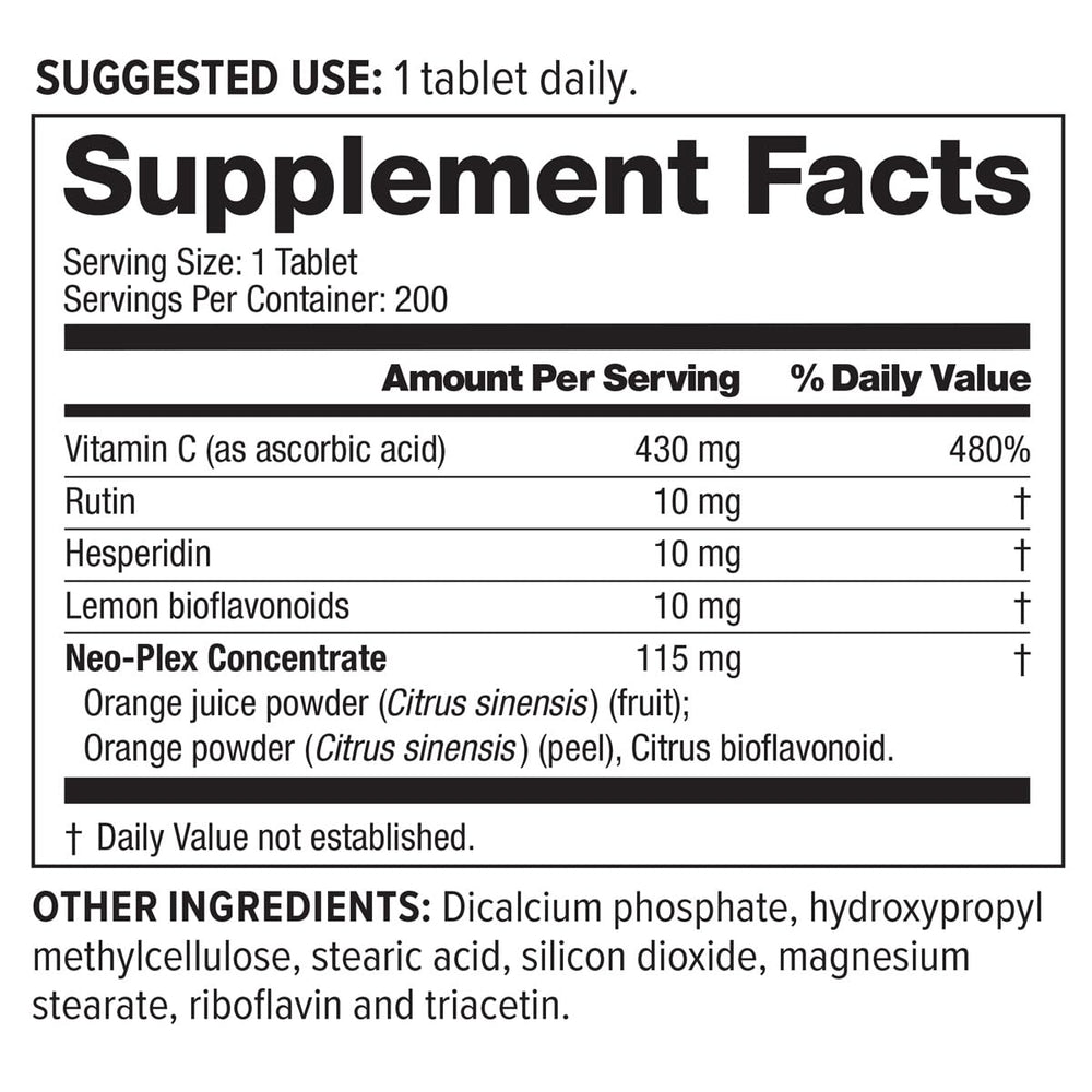 NeoLife Super C tablet ready to take fits into a simple daily routine.