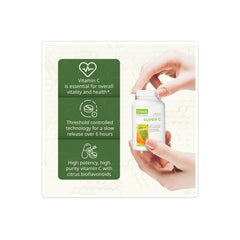 NeoLife Super C orange juice powder visual emphasizing natural vitamin C source.