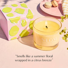 Citronella note and outdoor wick designed for outdoor use and ambient evenings