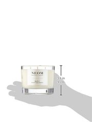 Neom Feel Refreshed candle setup in morning routine for focus