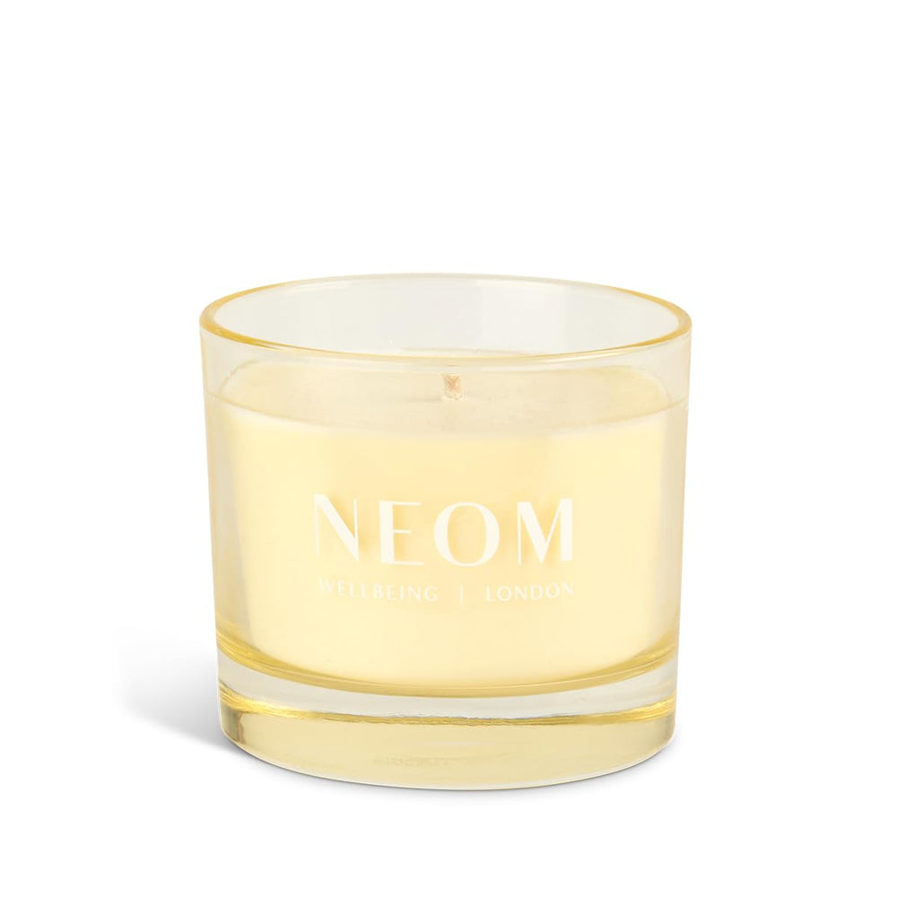 Hand-finished NEOM candle emphasizes quality and craft in every detail