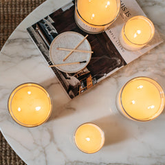 NEOM Real Luxury wick trimming guide for optimal burn