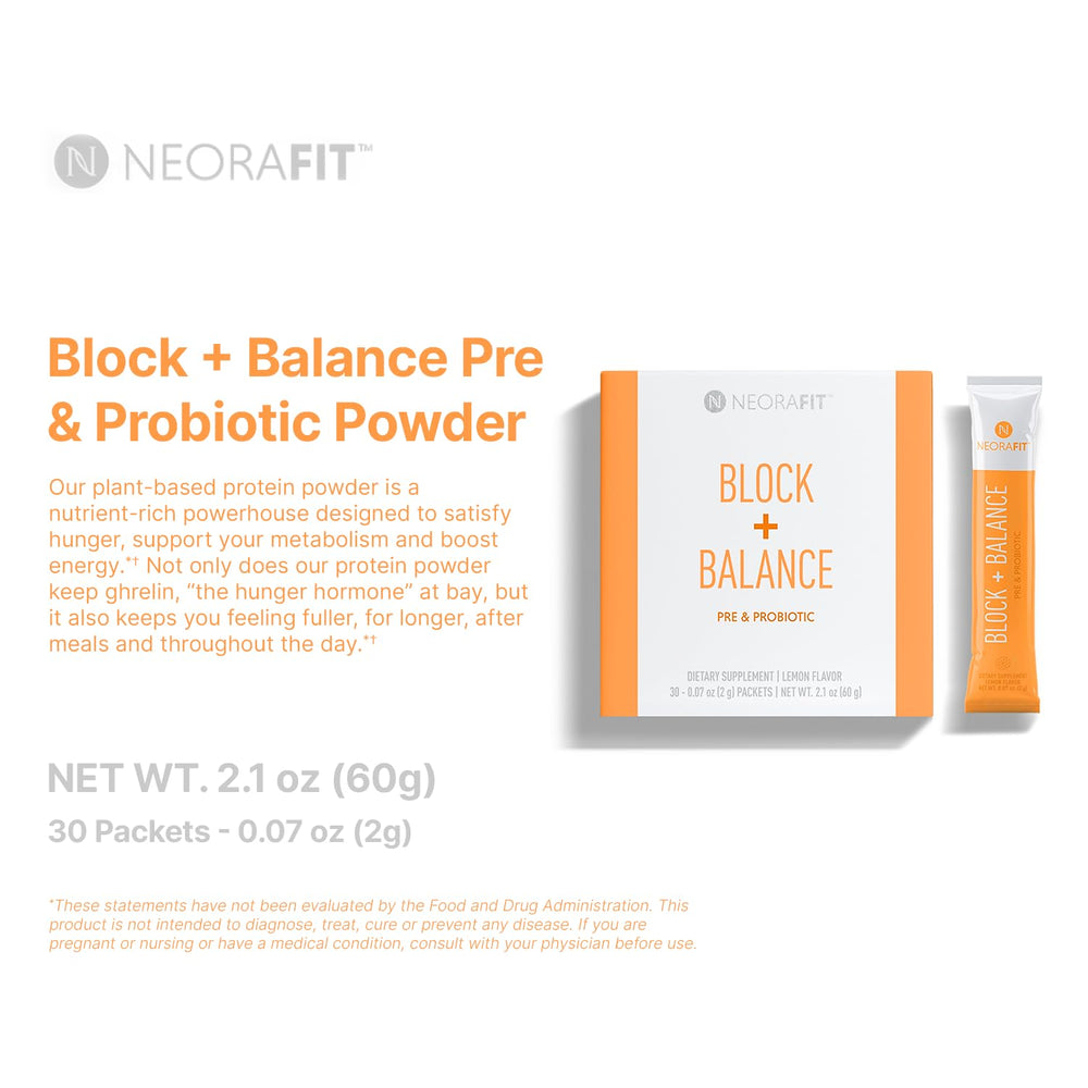 NEORA NeoraFit prebiotic blend helps support gut balance and overall wellness.