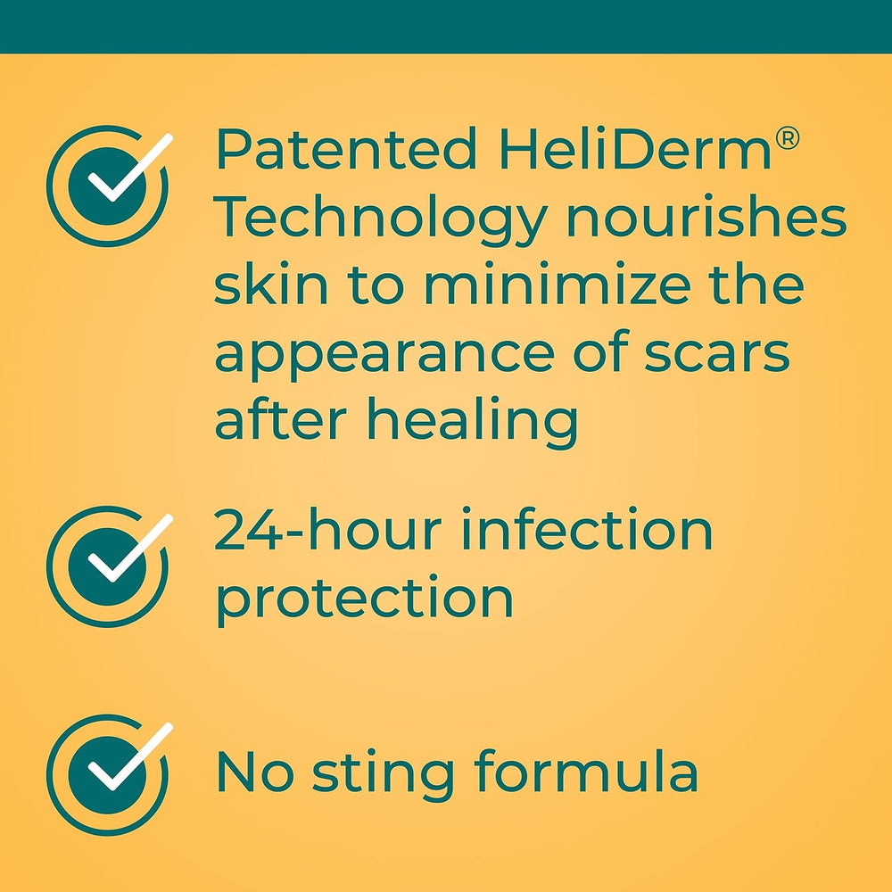 Neosporin antibiotic ointment packet back label details.