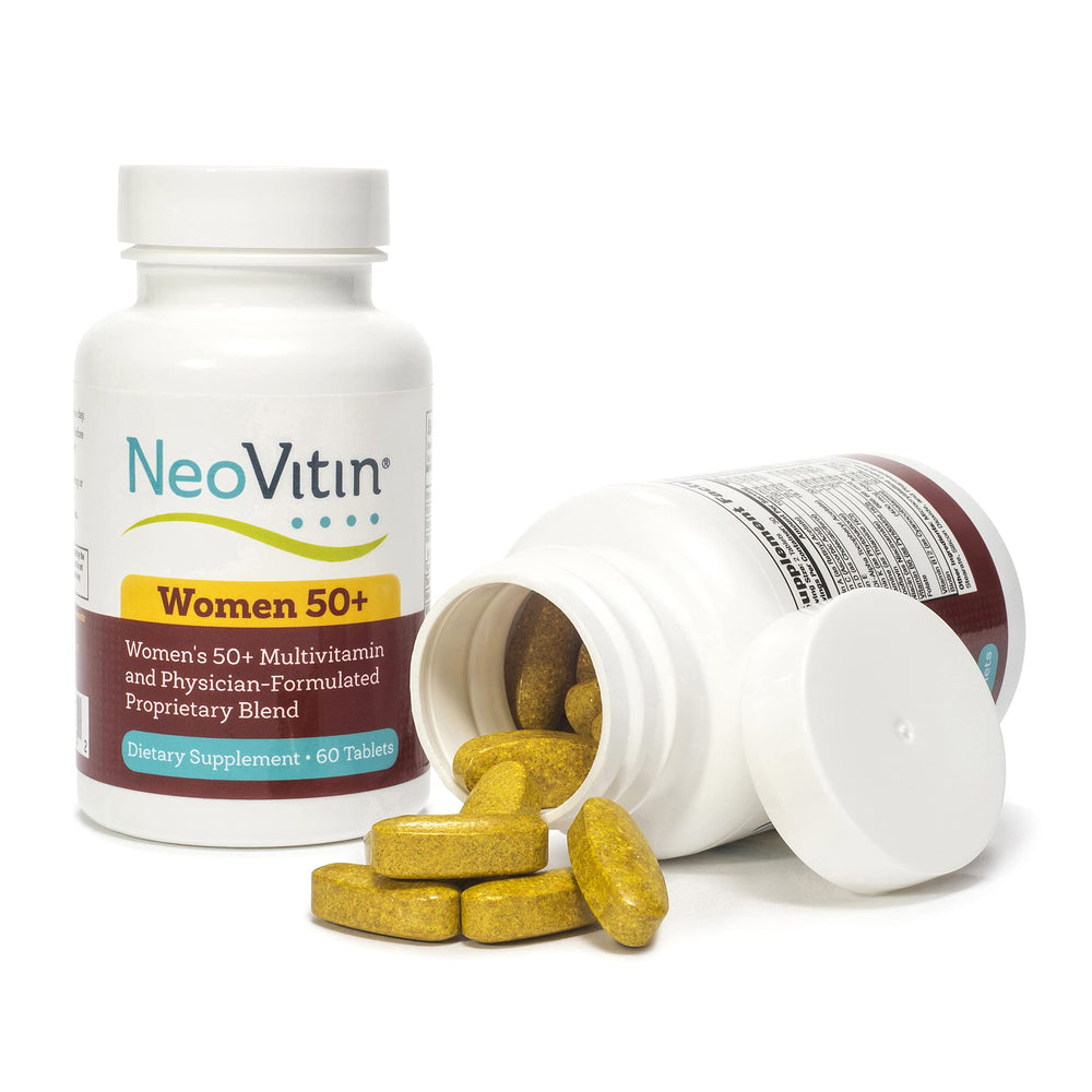 NeoVitin packaging and label closeup communicates trusted formula details.