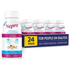 Nepro vanilla nutrition shake 8oz bottle for dialysis nutrition on the go