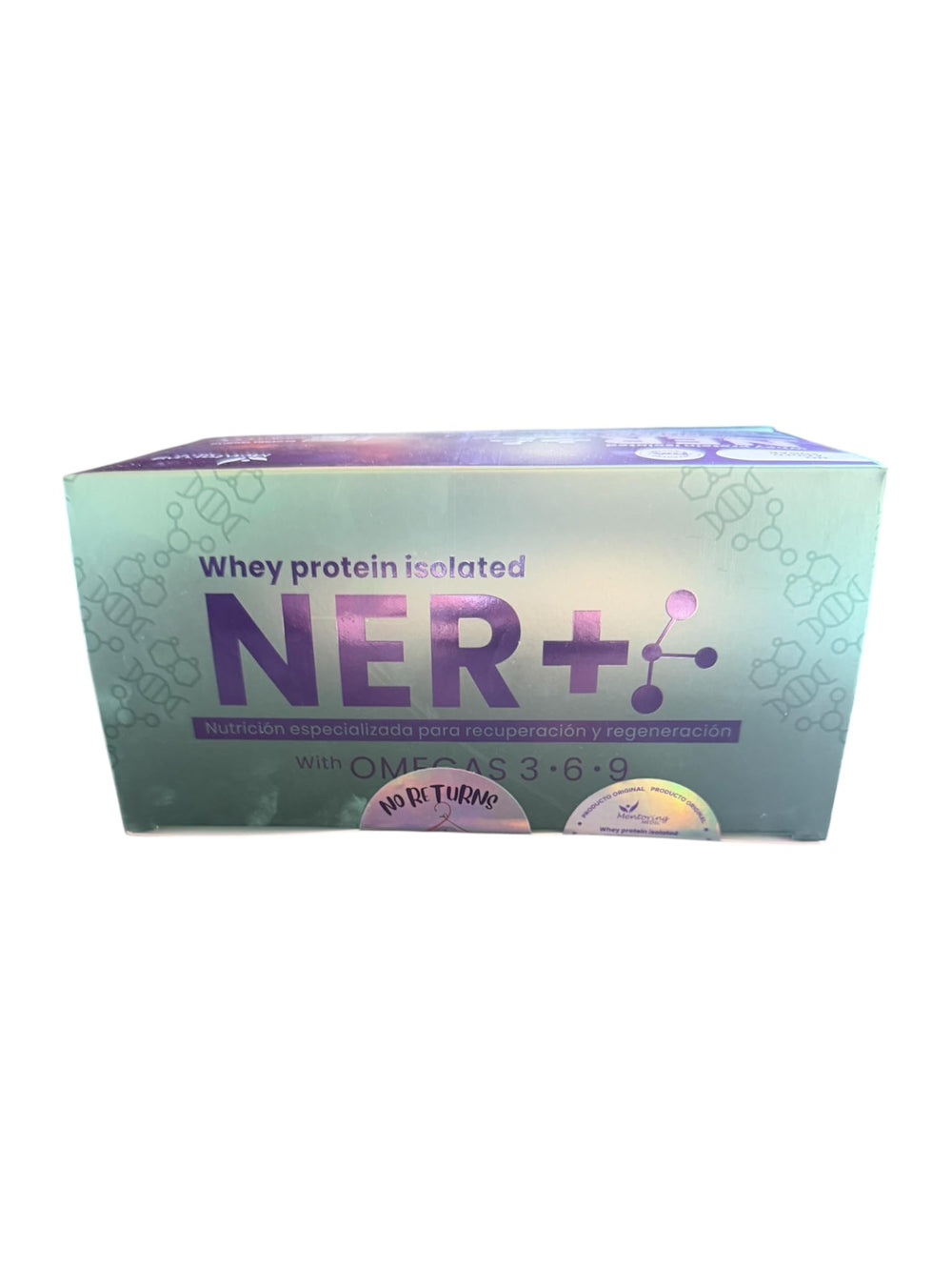 NER+ Omega 3-6-9 softgels pack visible on packaging