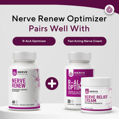 NERVE RENEW capsule display signaling easy self-care.