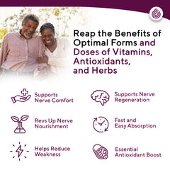 NERVE RENEW Optimizer ALA capsule close-up highlighting 300 mg dose.