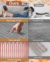 Netraty heating pad is machine washable for easy care after use.