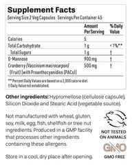 NeuEve cranberry polyphenols visual emphasizing urinary tract health benefits.