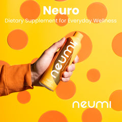 NEUMI SKIN Neumi Neuro capsules in hand for easy daily use