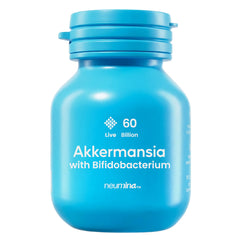 NEUMINA 60 Billion probiotic capsule bottle highlighting potency for gut health
