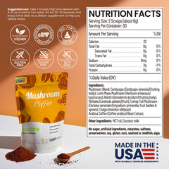 NEUMINA 6-in-1 Mushroom Coffee pour captures smooth Americano flavor with balanced energy.