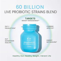 NEUMINA Akkermansia Muciniphila capsule close-up emphasizing GLP-1 support potential