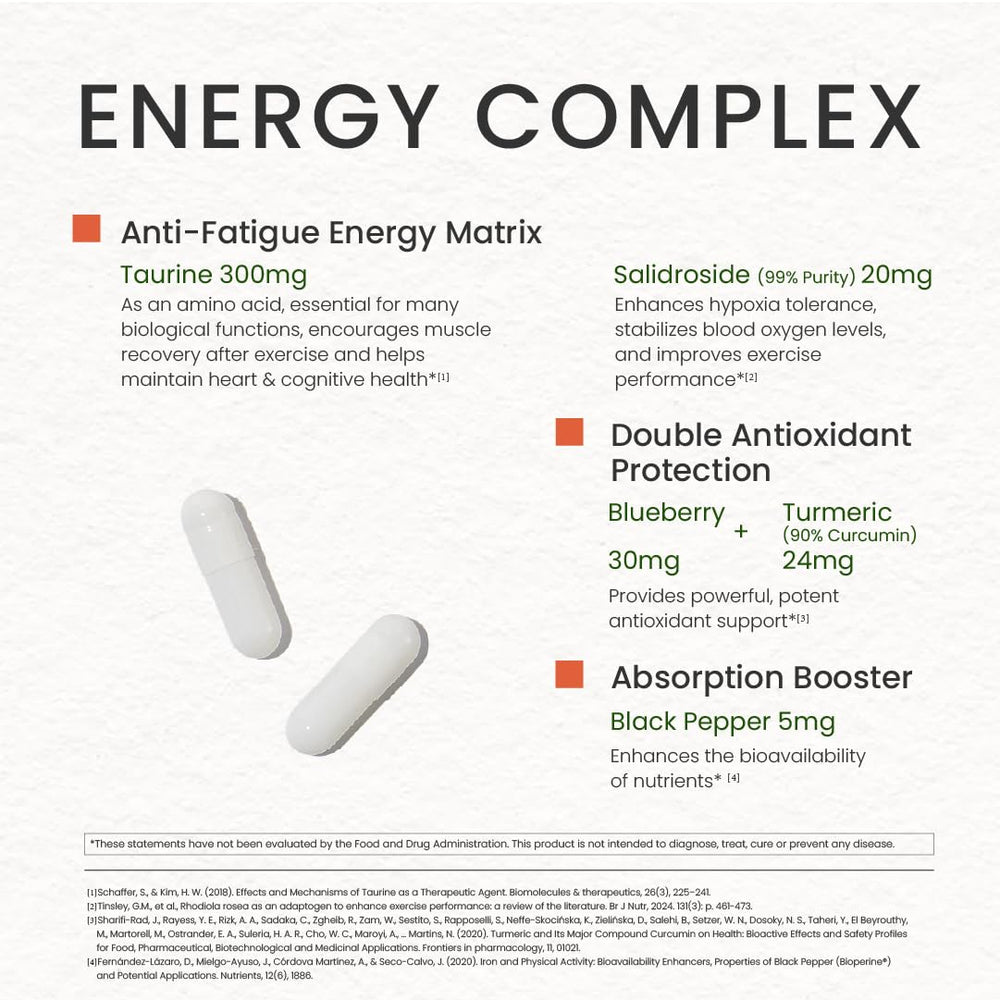 NEUMINA bottle-ingredients showcases blueberry and turmeric antioxidants.