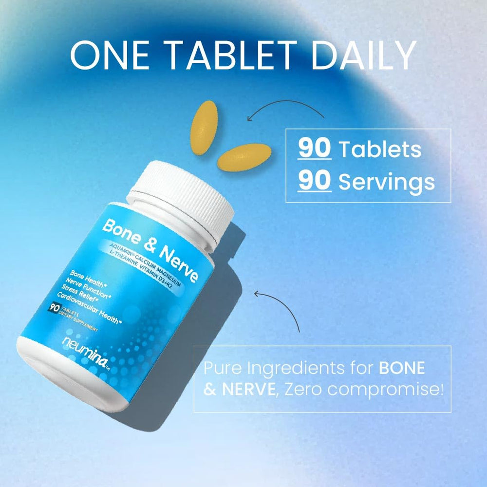 NEUMINA Vitamin K2 MK-7 tablet directs calcium to bones.