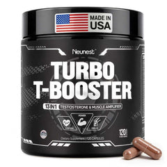 NEUNEST Turbo bottle showing label for daily energy support