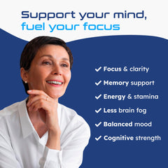 Neurella 2.0 capsules close-up for memory and focus support.