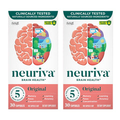 Neuriva Original bottle front view showing compact brain health packaging for daily use