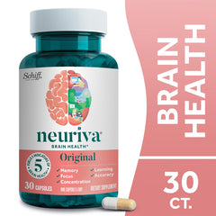 Neuriva Original bottle top close-up with label details for ingredients