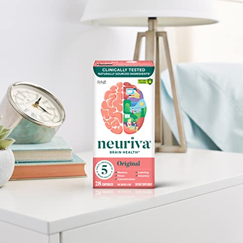 NEURIVA Original decaffeinated label signals a non-stimulant option.