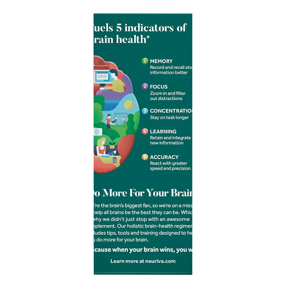 Neuriva Original phosphatidylserine label highlights plant-based PS for cognitive wellness.