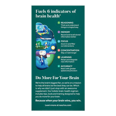 Neuriva Plus app screenshot implying digital brain fitness tracking