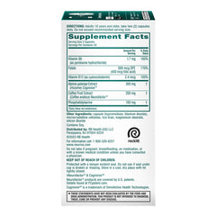 Decaf symbol indicates caffeine-free formulation for daily use.