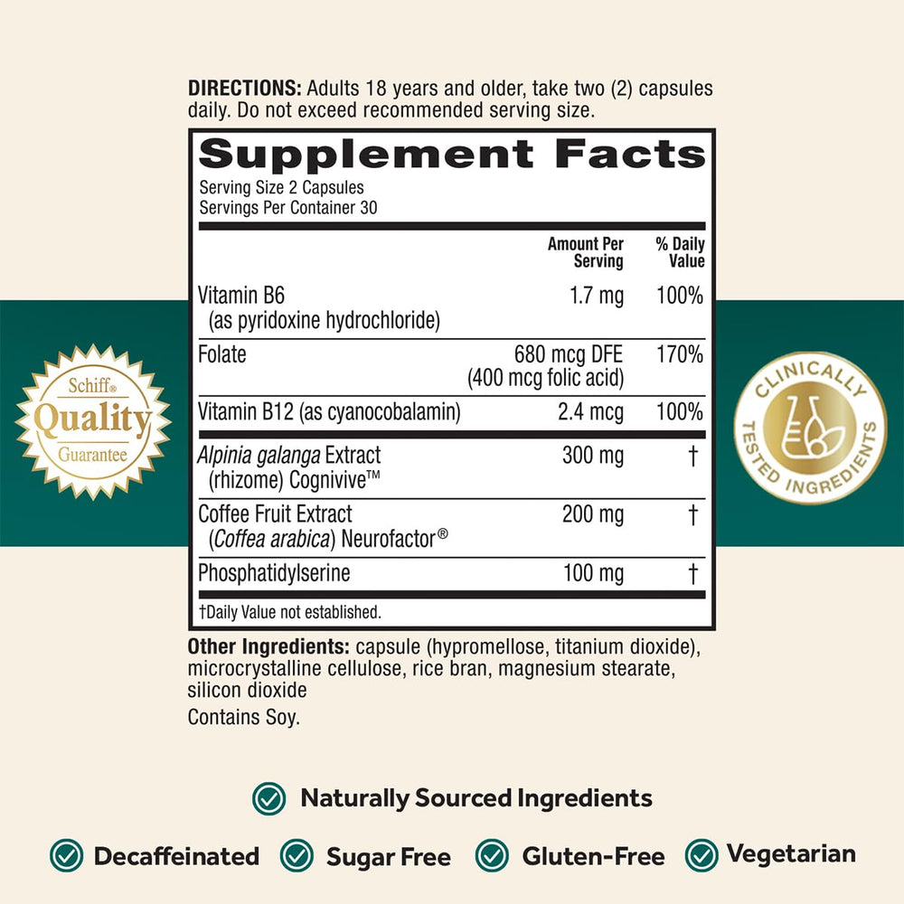 Capsules with water make daily Neuriva Ultra Decaf use quick and easy.