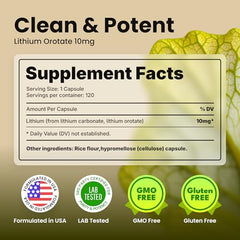 Neuro Bloom capsule close-up highlights lithium Orotate for cognitive clarity
