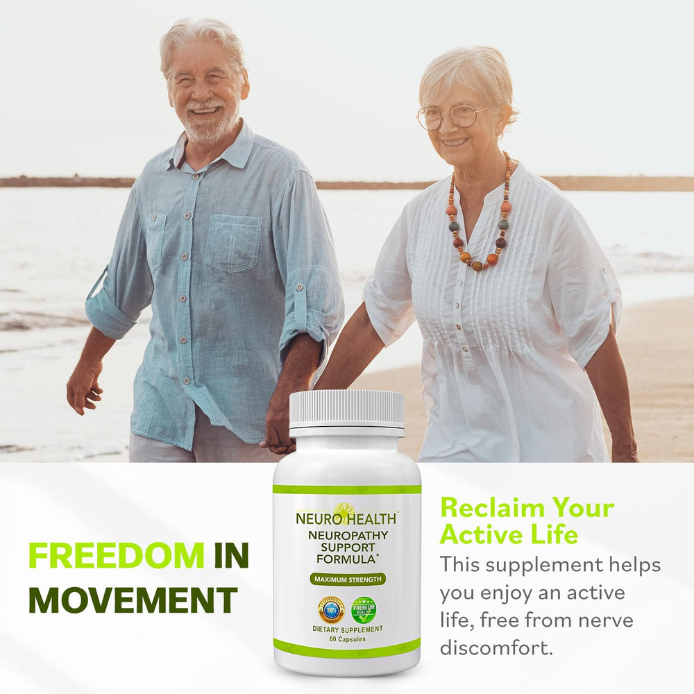Lifestyle shot of Neuro Health supporting an active walk.