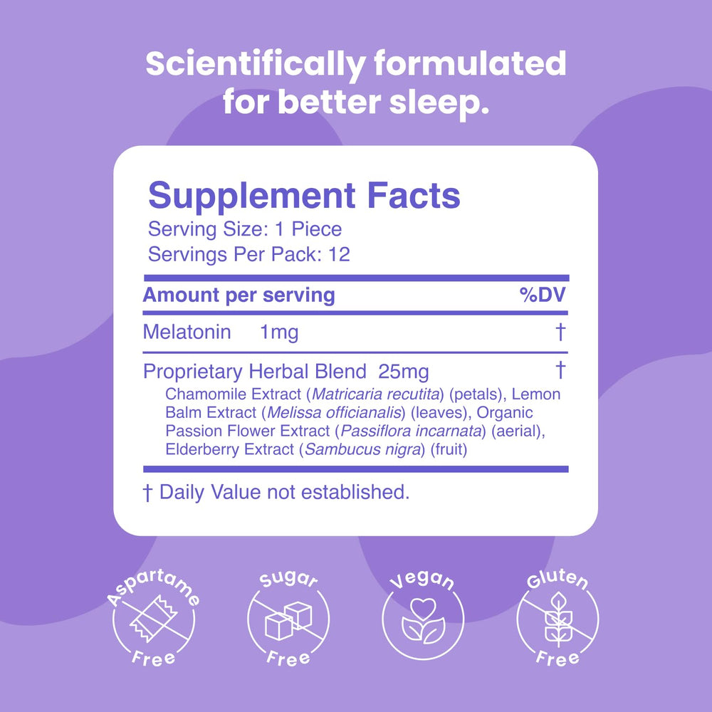 Neuro Sleep Meltaway Mints packaging displayed with usage info.